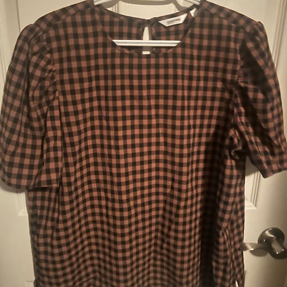 Plaid blouse - Picture 2 of 3